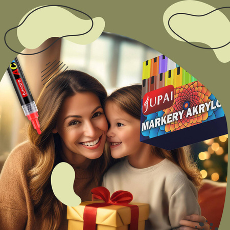 MARKERY AKRYLOWE PISAKI MAZAKI FLAMASTRY JUPAI WODOODPORNE 36SZT ORYGINALNE