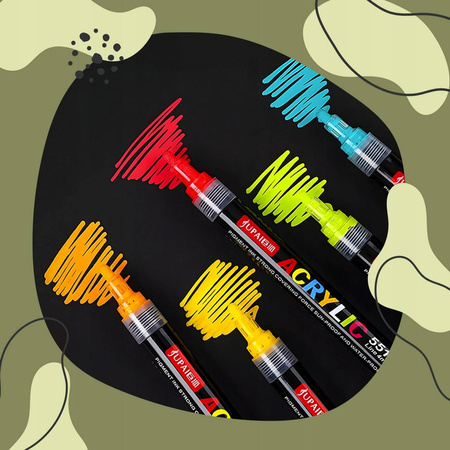 MARKERY AKRYLOWE PISAKI MAZAKI FLAMASTRY JUPAI WODOODPORNE 36SZT ORYGINALNE