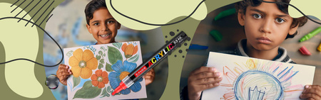 MARKERY AKRYLOWE PISAKI MAZAKI FLAMASTRY JUPAI WODOODPORNE 36SZT ORYGINALNE