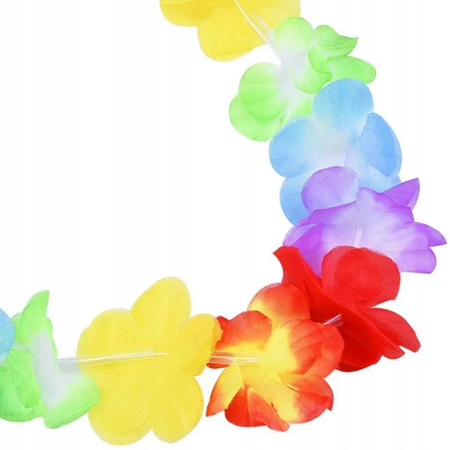 10X KWIATY HAWAJSKIE ALOHA NASZYJNIK HAWAJSKI AKCESORIA NA PANIEŃSKI