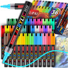 MARKERY AKRYLOWE PISAKI MAZAKI FLAMASTRY JUPAI WODOODPORNE 36SZT ORYGINALNE