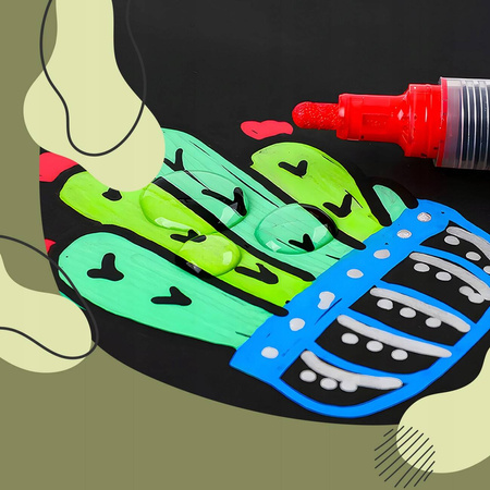 MARKERY AKRYLOWE PISAKI MAZAKI FLAMASTRY JUPAI WODOODPORNE 36SZT ORYGINALNE