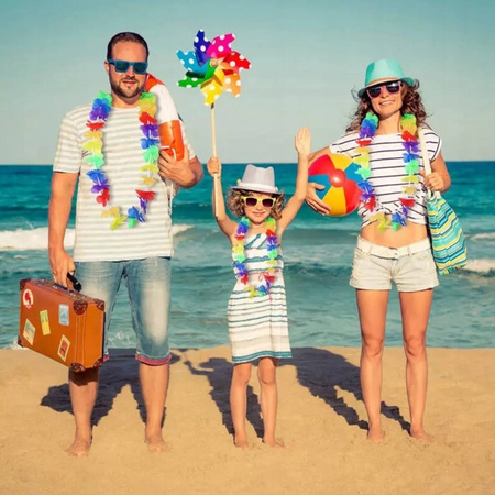 10X KWIATY HAWAJSKIE ALOHA NASZYJNIK HAWAJSKI AKCESORIA NA PANIEŃSKI